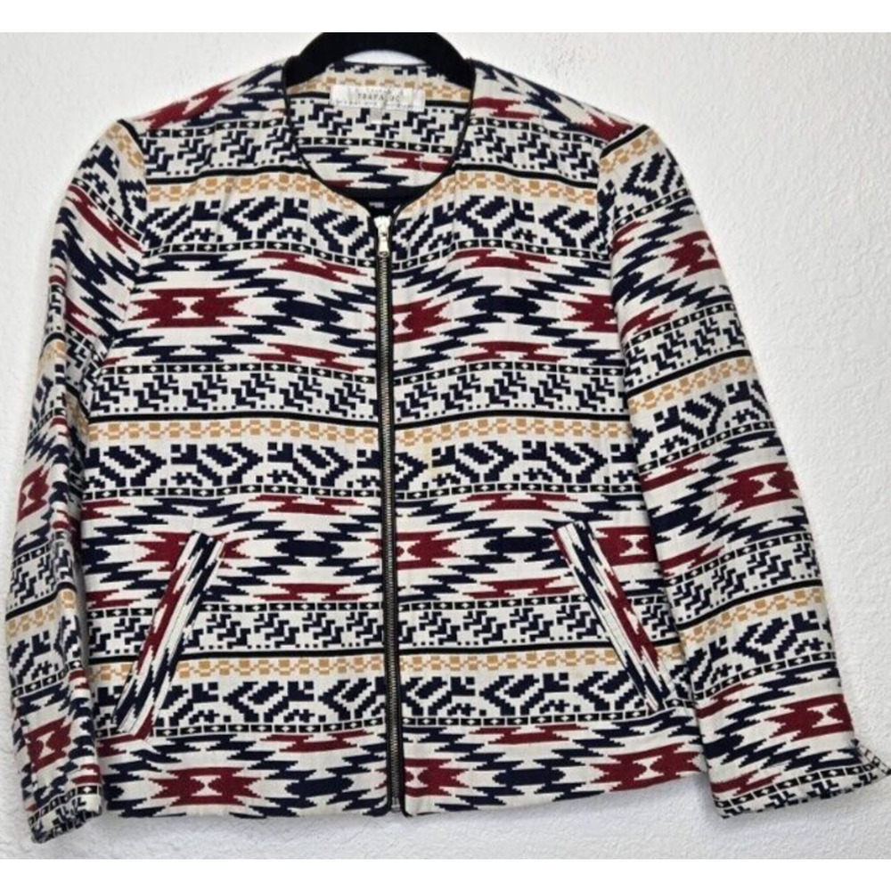 Zara Multicolor Patterned Blazer